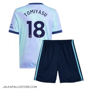 Arsenal Takehiro Tomiyasu #18 Kolmaspaita Lapsille 2024-25 Lyhythihainen (+ shortsit)